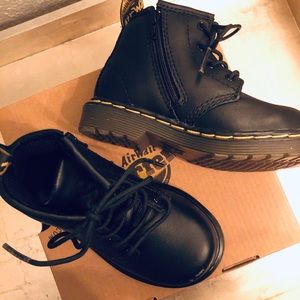 Toddler Dr. Martens Black Lace up Boots